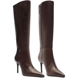 Schultz Brown Heeled Boots